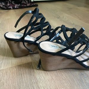 Steve Madden Wedges black